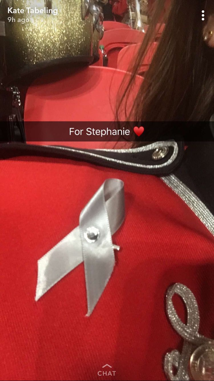 Redcoats show support snapchat